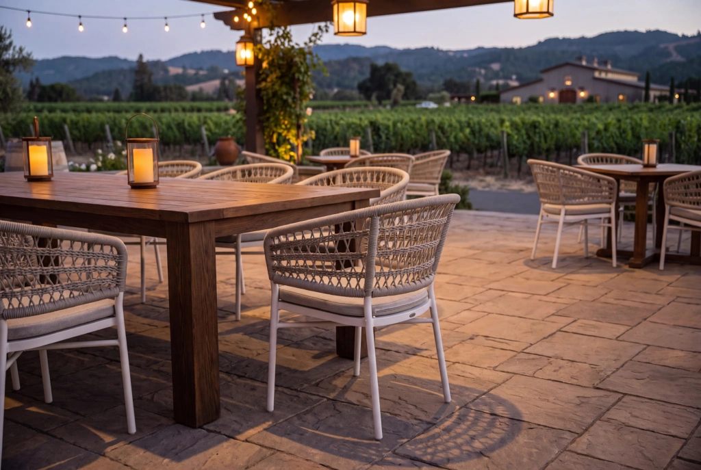 Ibiza Dining Armchair setting