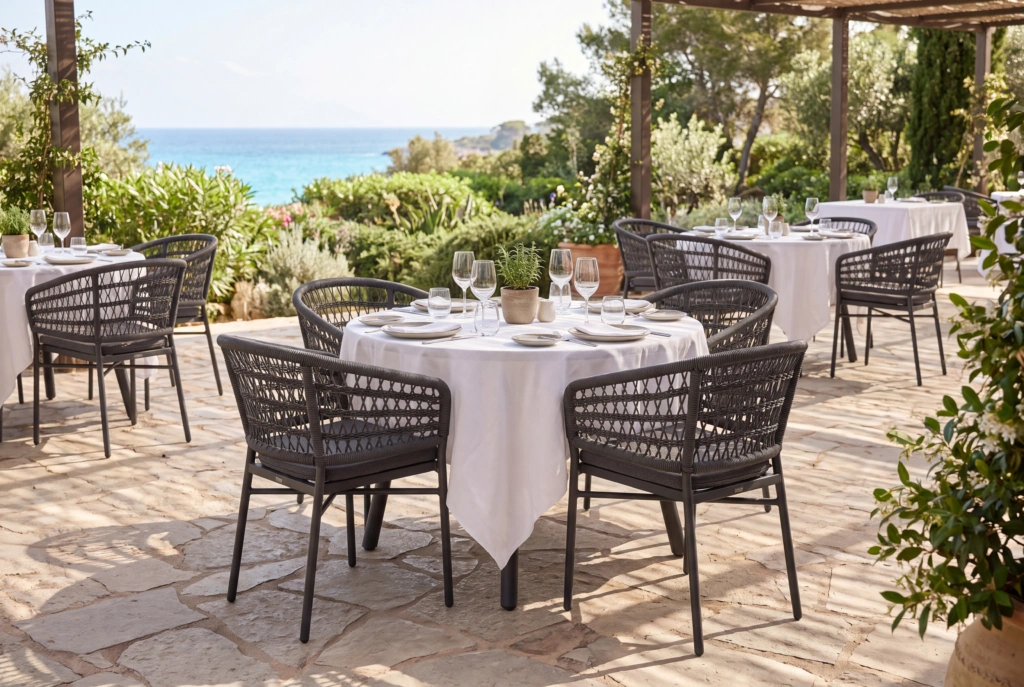 Ibiza Dining Armchair setting