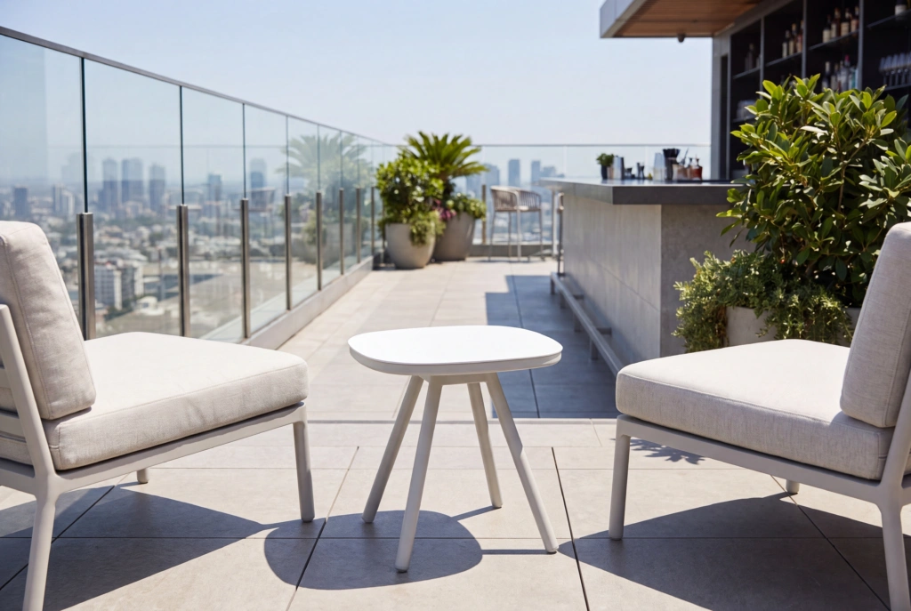 Ibiza End Table setting