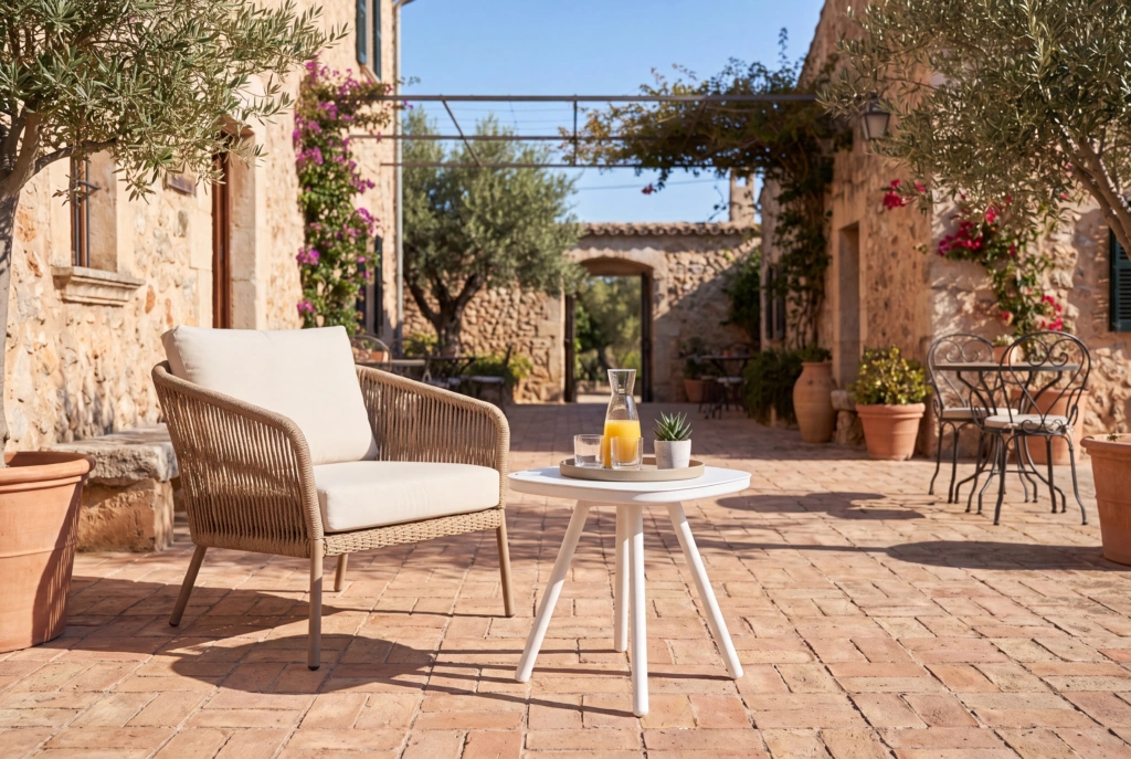 Ibiza End Table setting