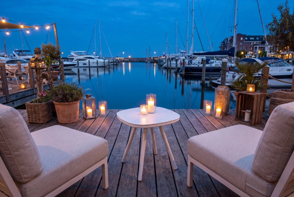 Ibiza End Table setting