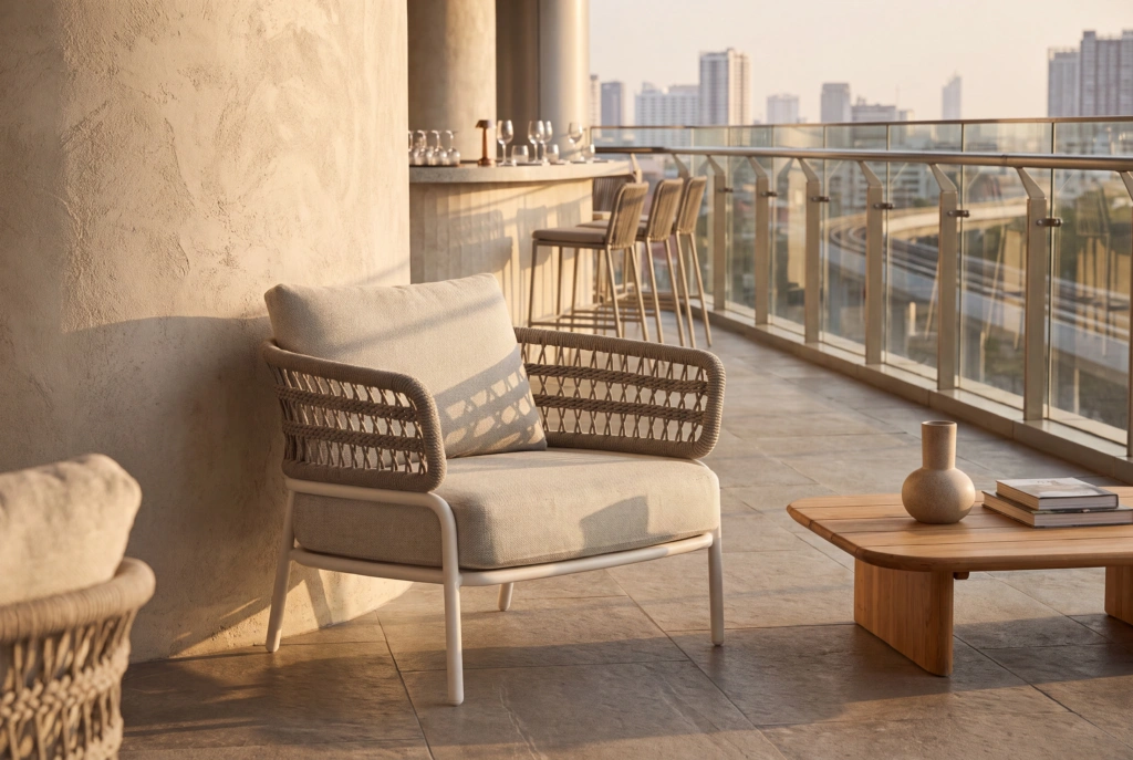 Ibiza Lounge Armchair setting