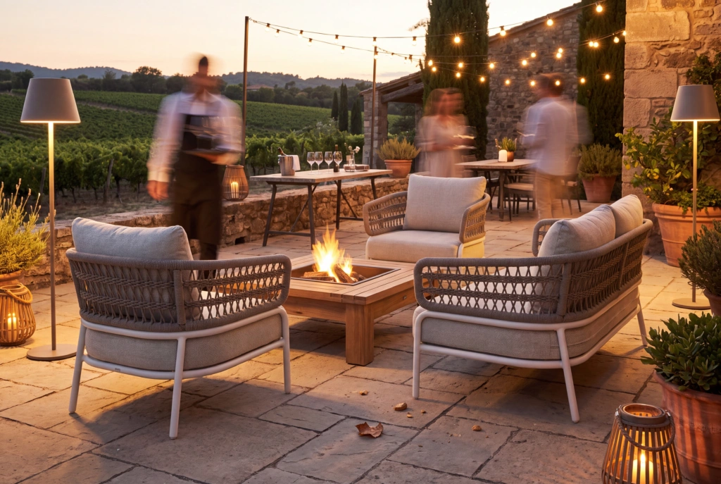 Ibiza Lounge Armchair setting