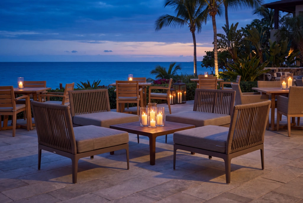Vero Beach Lounge Side Chair setting