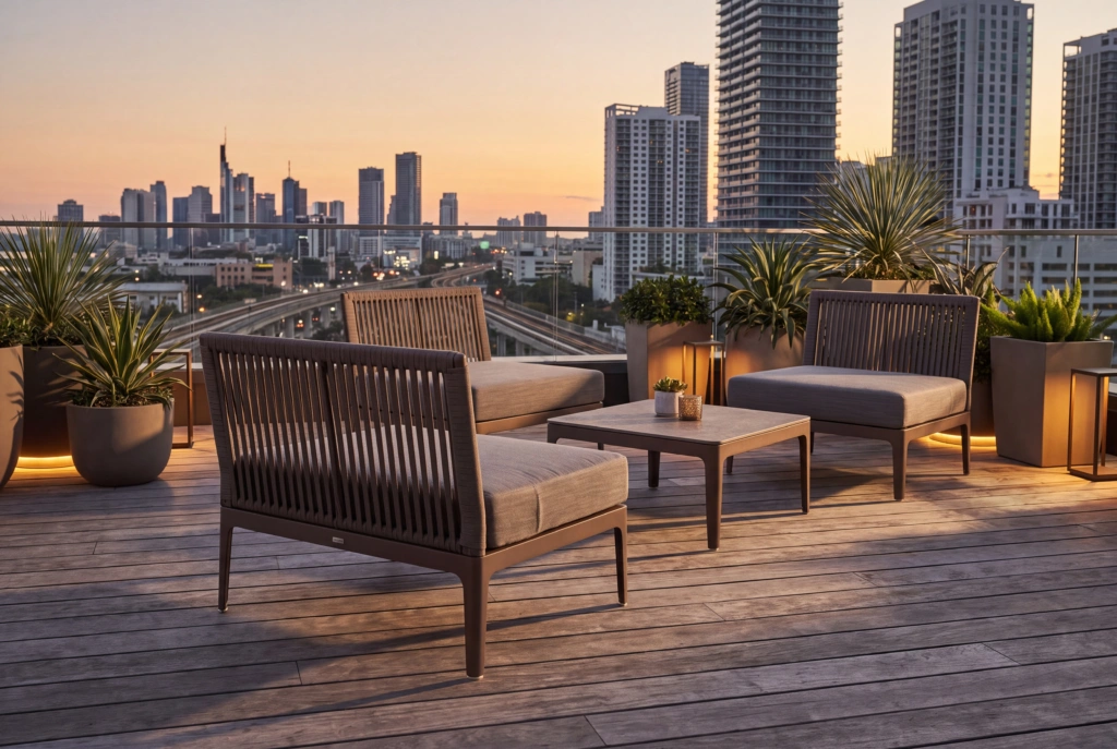 Vero Beach Lounge Side Chair setting