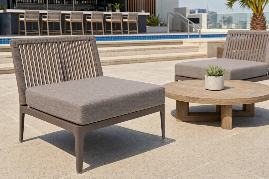 Vero Beach Lounge Side Chair setting