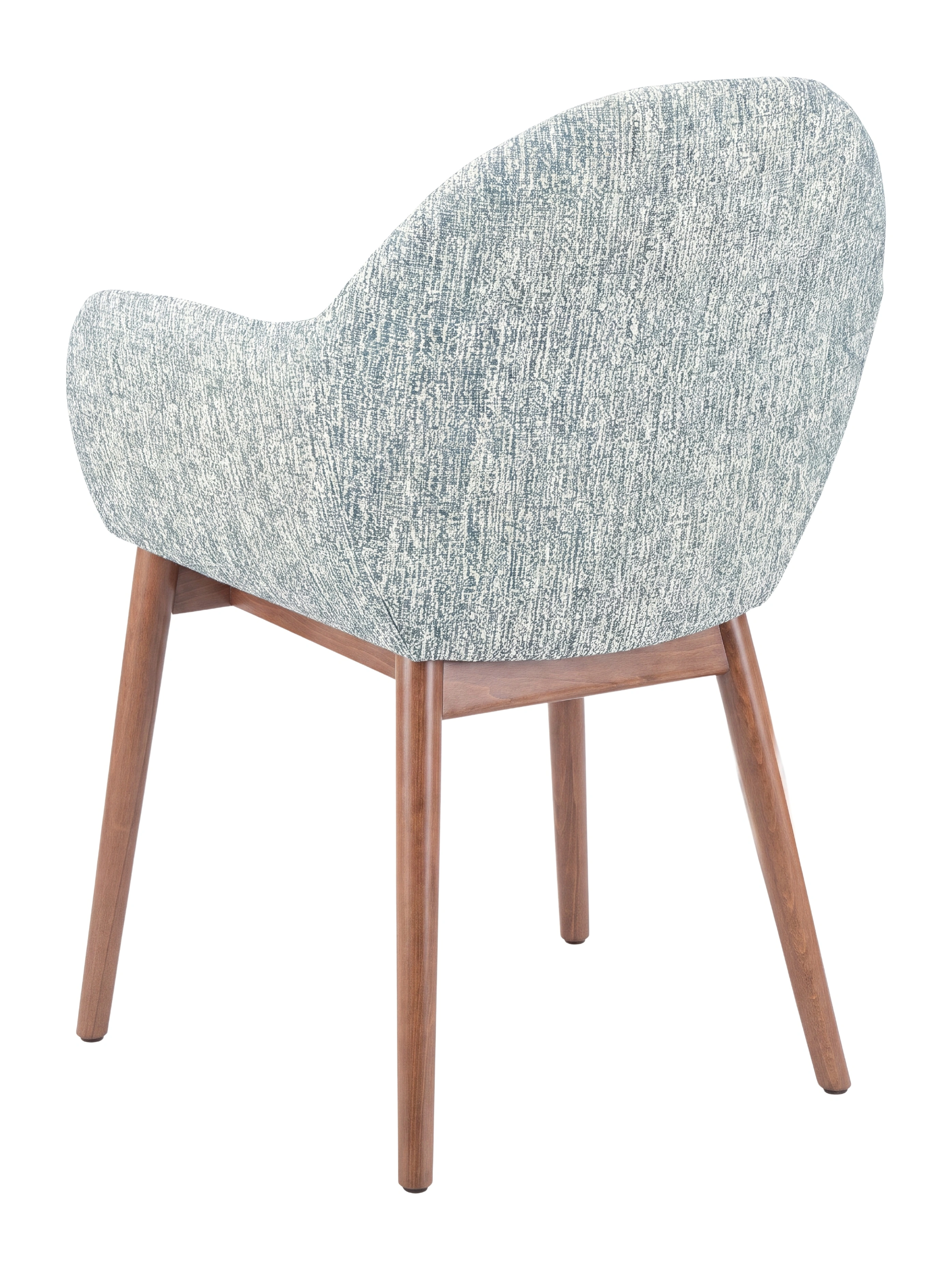 Mida A | Maple Ash, C.O.M., Fabric, Vinyl Mida A chair in Maple Ash finish, back view