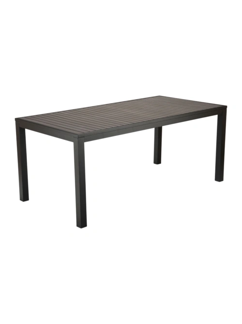 Teak Inlay 36x70 Blkgray