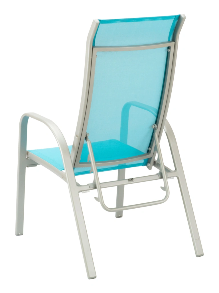 Redington Lounge Recliner Light Blue Back