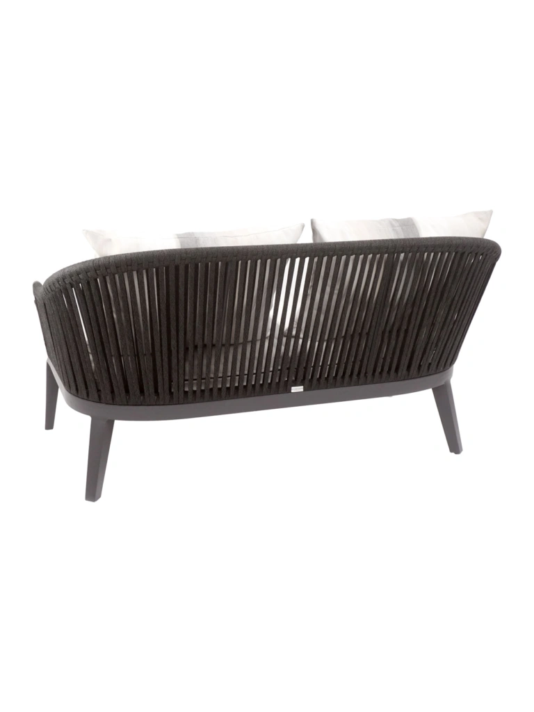 Vero Beach 2-Seat Sofa – Anthracite, Carbon, back view