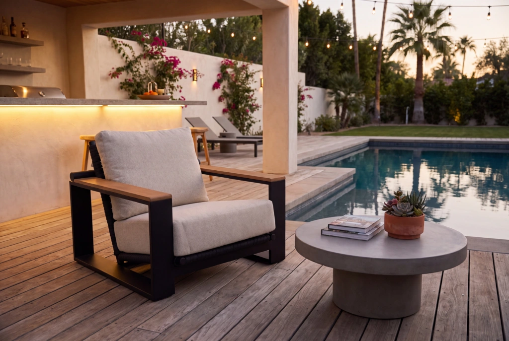 Montana Lounge Armchair setting