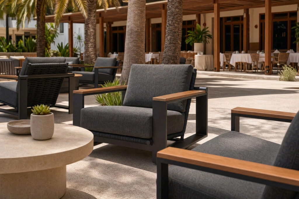 Montana Lounge Armchair setting