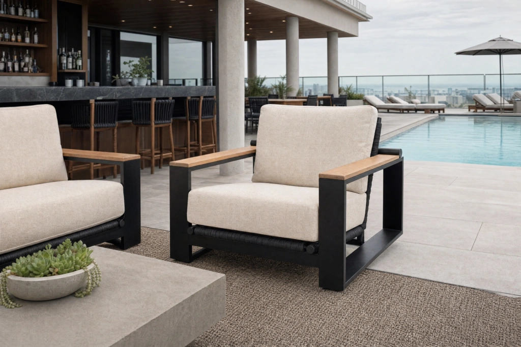 Montana Lounge Armchair setting