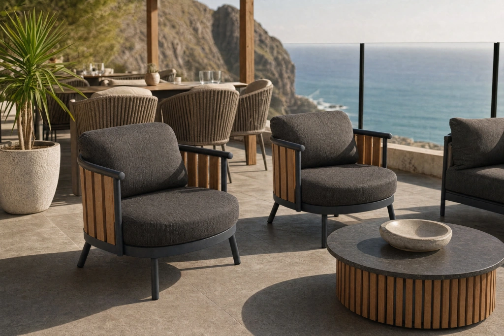 Vatican FT Lounge Armchair setting