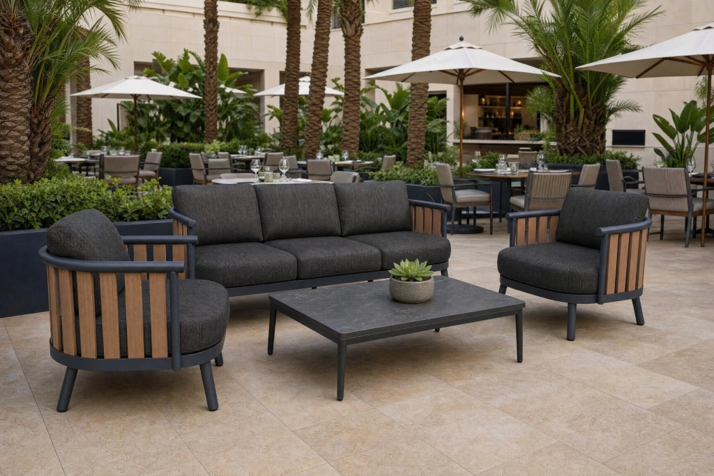 Vatican FT Lounge Armchair setting