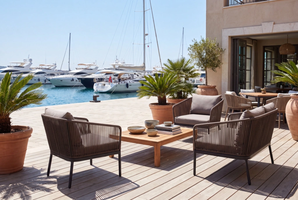 Captiva Lounge Armchair With Strap setting