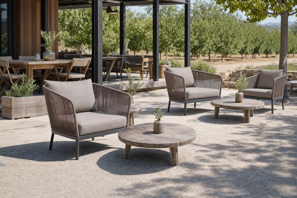 Captiva Lounge Armchair With Strap setting