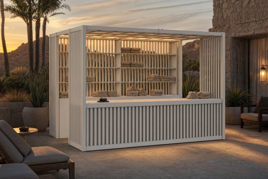 F64 D3 Pavilion setting