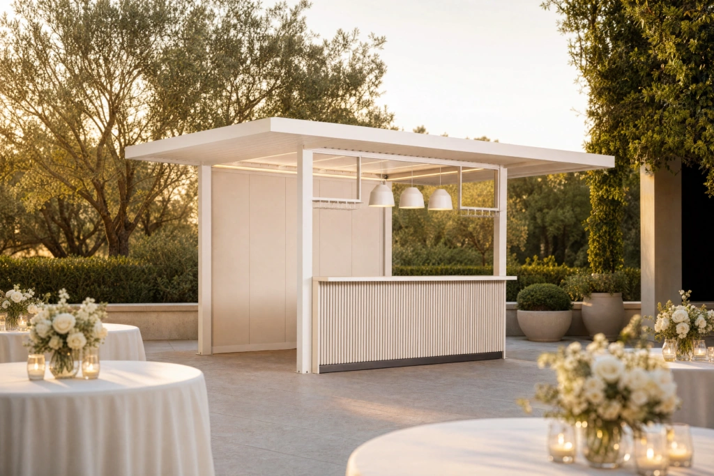 F65 D1 Pavilion With Eaves setting