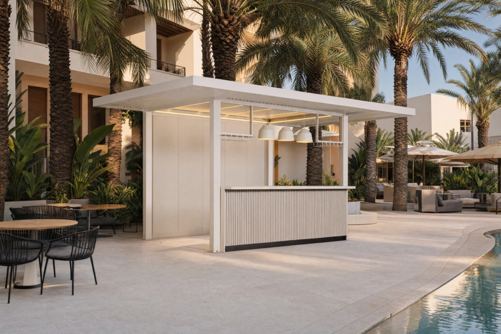 F65 D1 Pavilion With Eaves setting