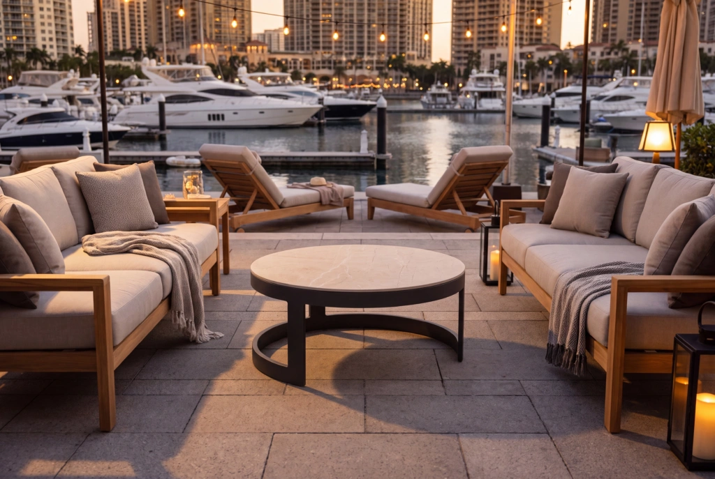 Palm Beach Nesting Coffee Table – Small setting