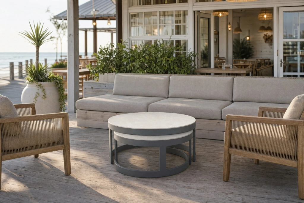 Palm Beach Nesting Coffee Table – Small setting