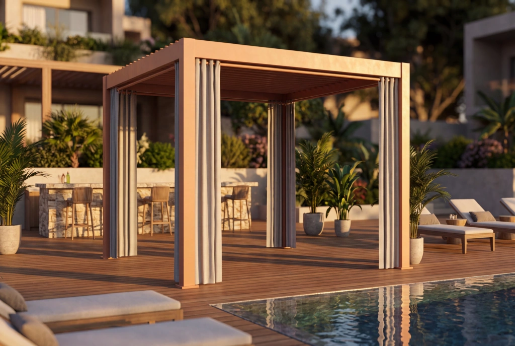 Pavilion Cabana 3X3X2 setting