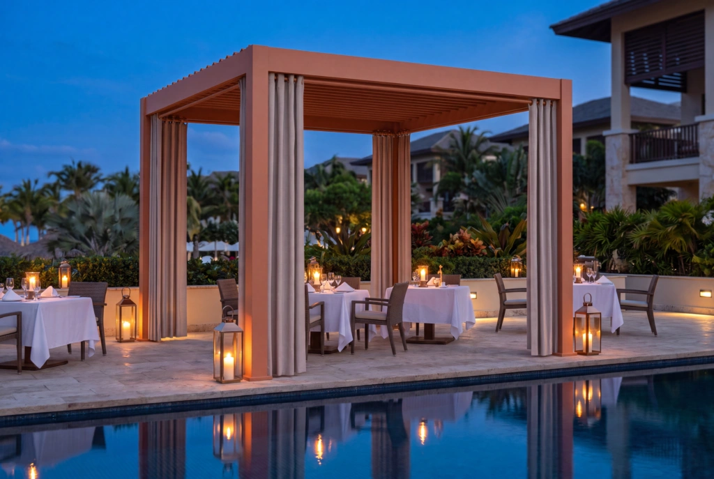 Pavilion Cabana 3X3X2 setting