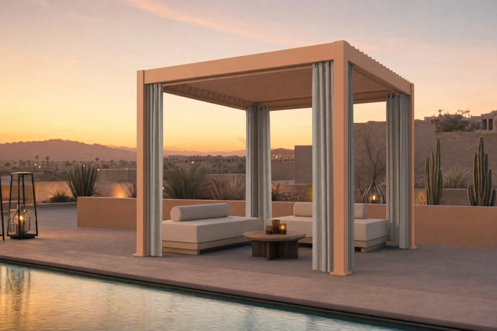Pavilion Cabana 3X3X2 setting