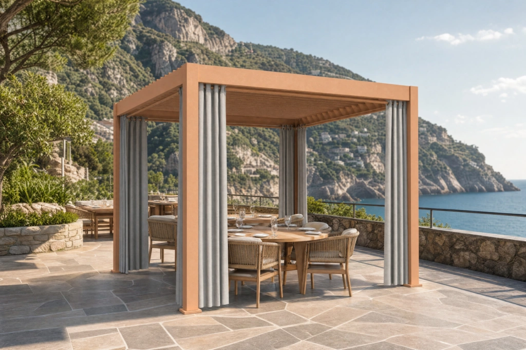 Pavilion Cabana 3X3X2 setting