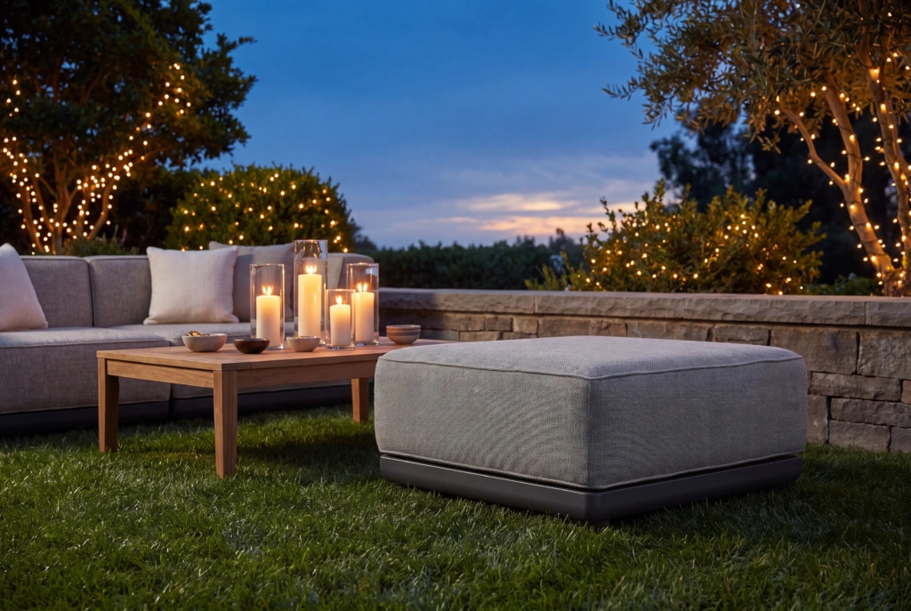 Block Ottoman setting