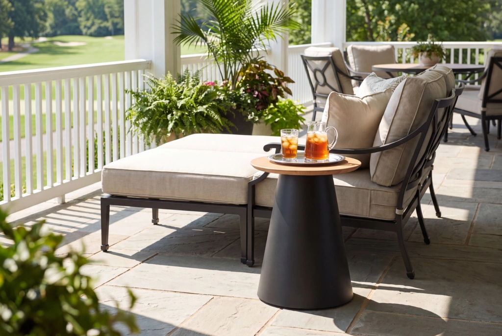 Cayman End Table setting