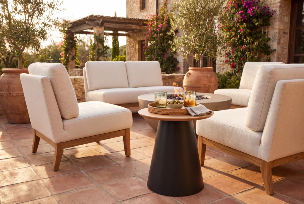 Cayman End Table setting