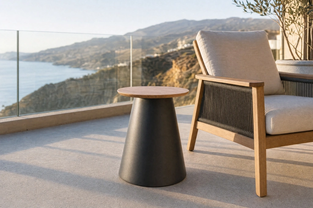 Cayman End Table setting