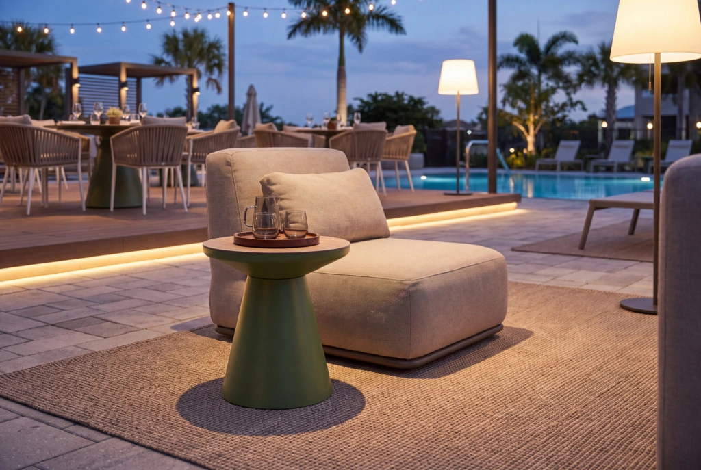 Marrakech End Table setting