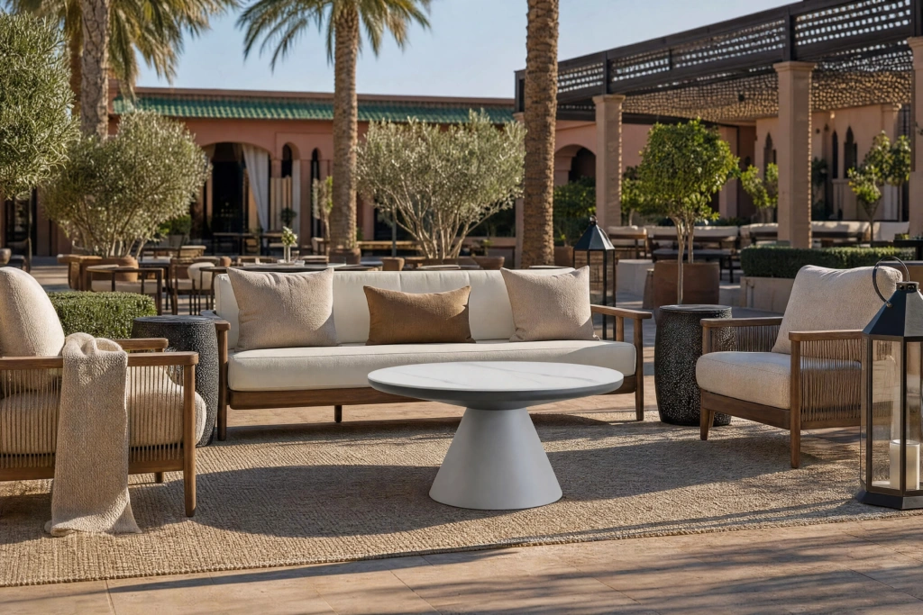 Marrakech Coffee Table setting