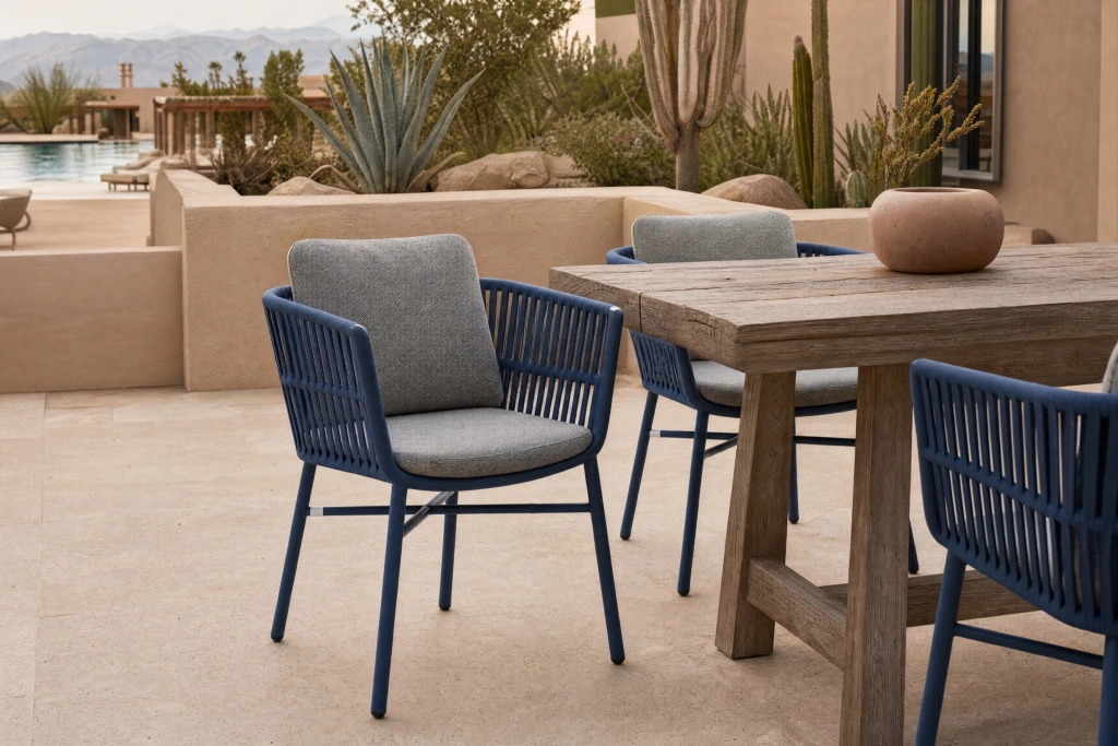 Marrakech Dining Armchair setting