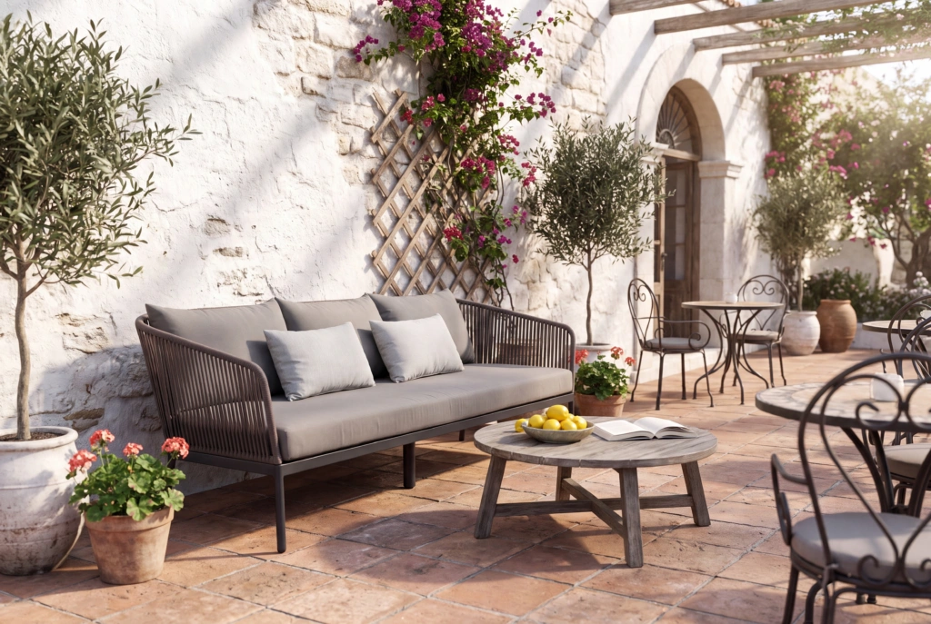 Captiva 3-Seat Sofa With Strap setting