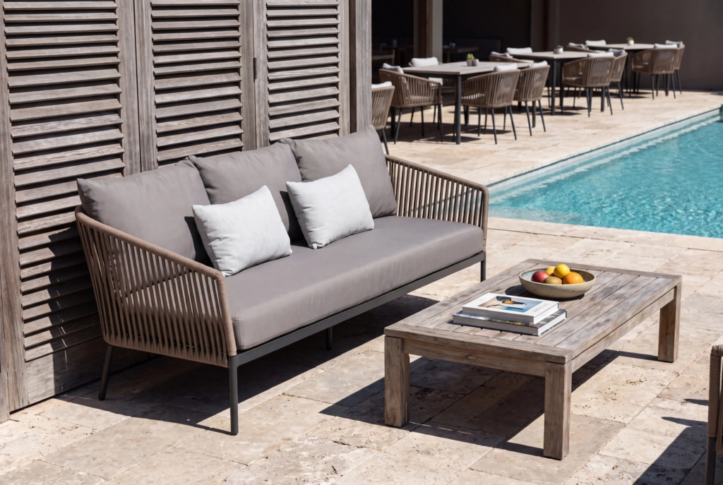 Captiva 3-Seat Sofa With Strap setting