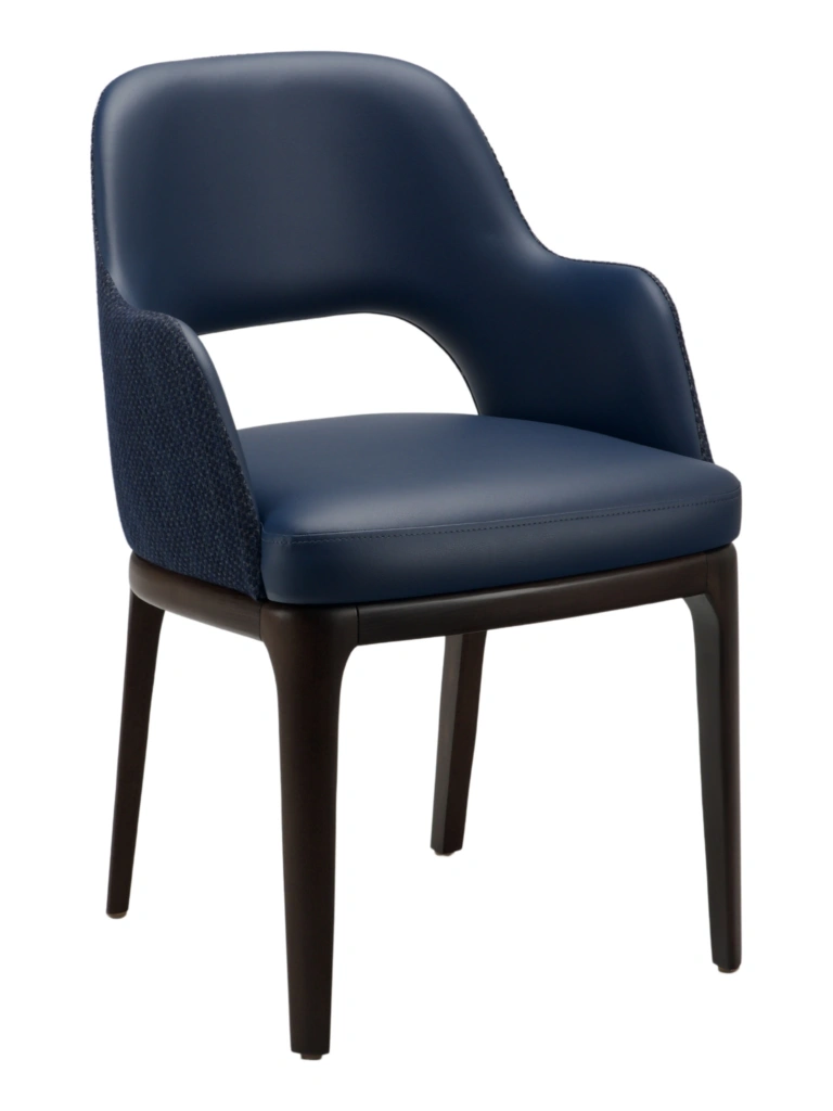 MC 1395 A OB – Walnut, navy front view