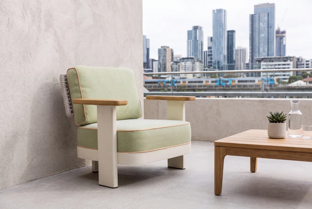 Block Lounge Armchair setting