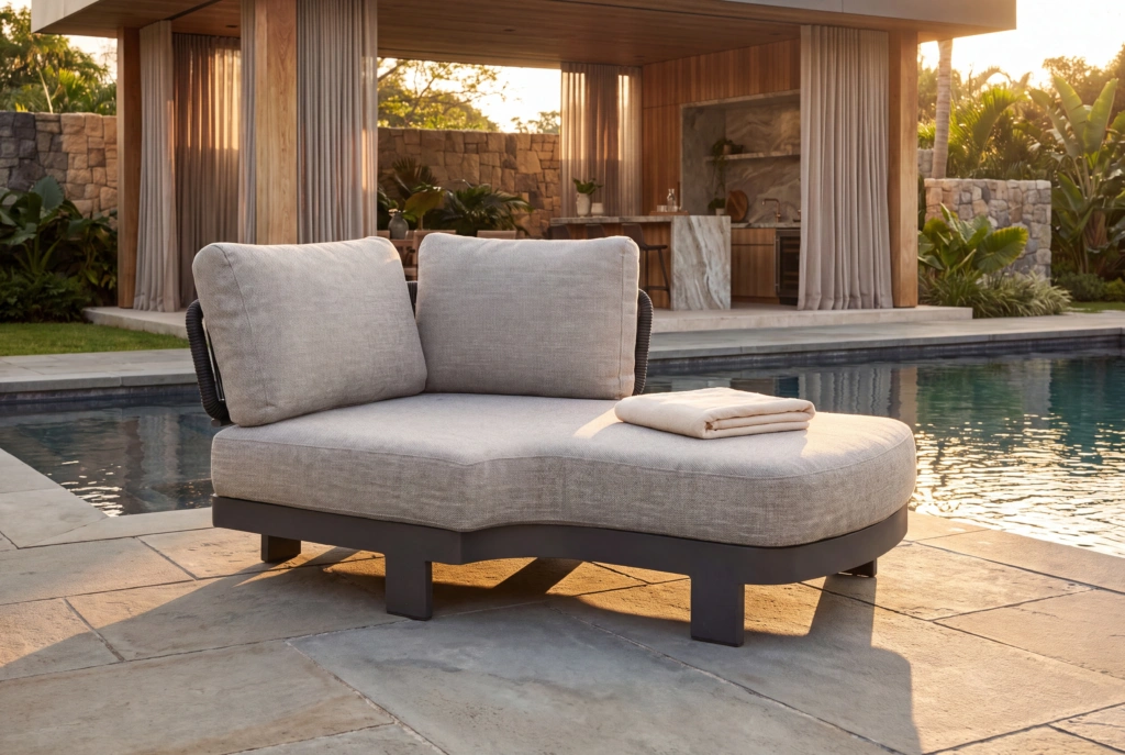 Cayenne Chaise Lounge Module With Left Arm setting