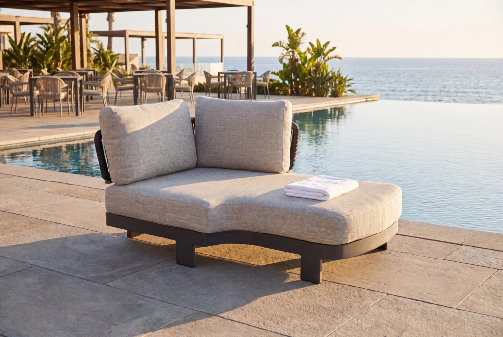 Cayenne Chaise Lounge Module With Left Arm setting