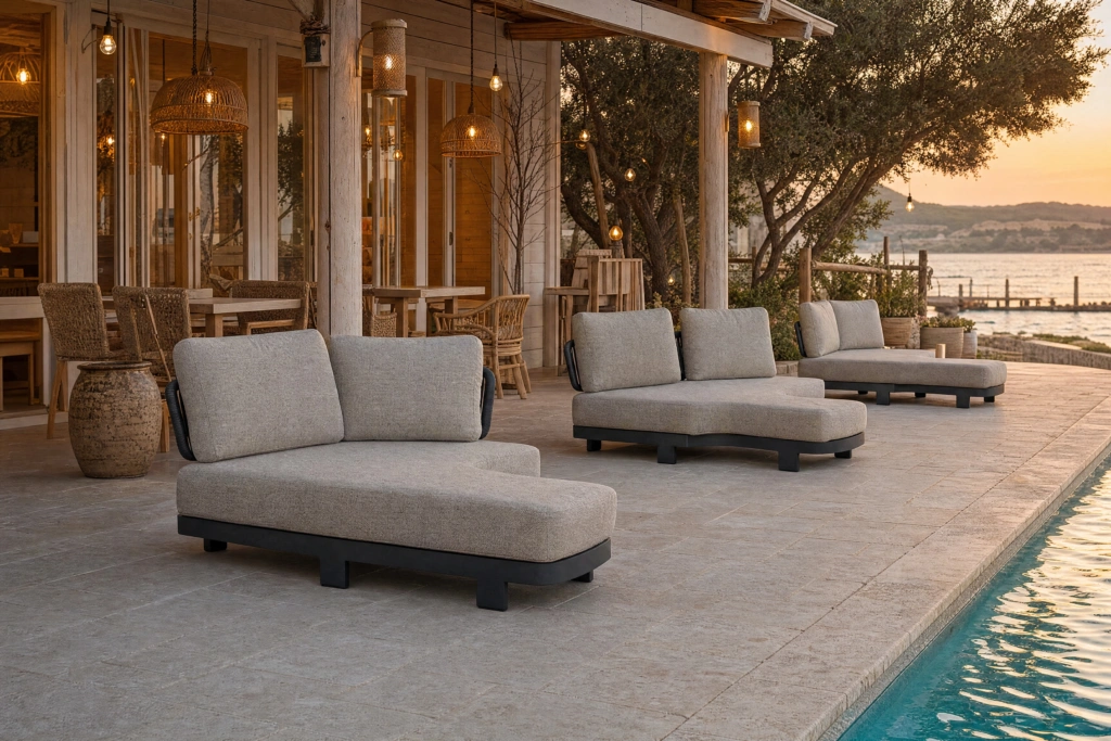 Cayenne Chaise Lounge Module With Left Arm setting