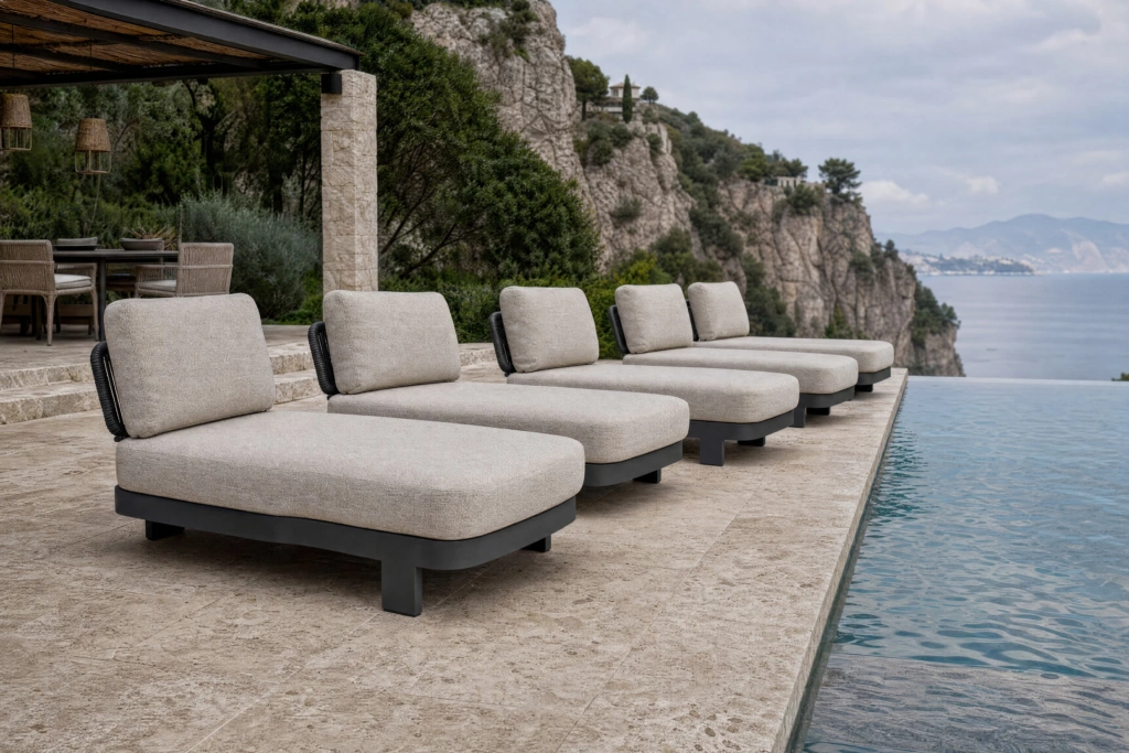 Cayenne Chaise Lounge Module With Left Arm setting