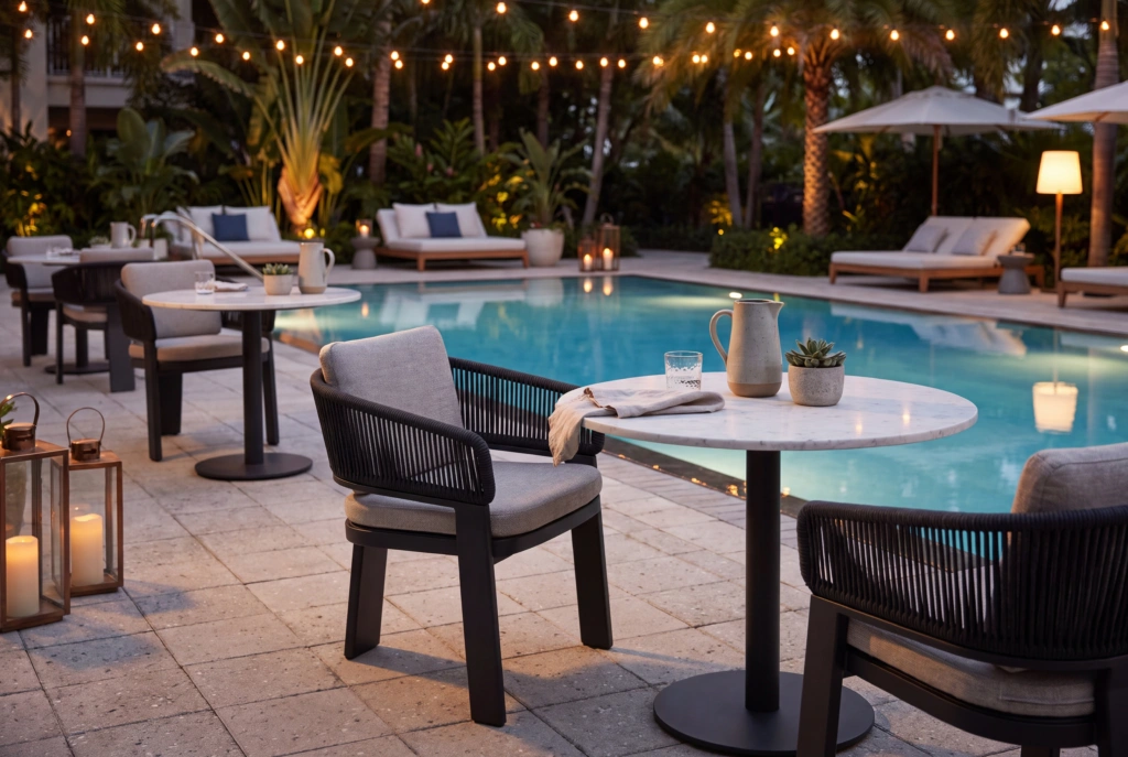 Cayenne Dining Armchair setting