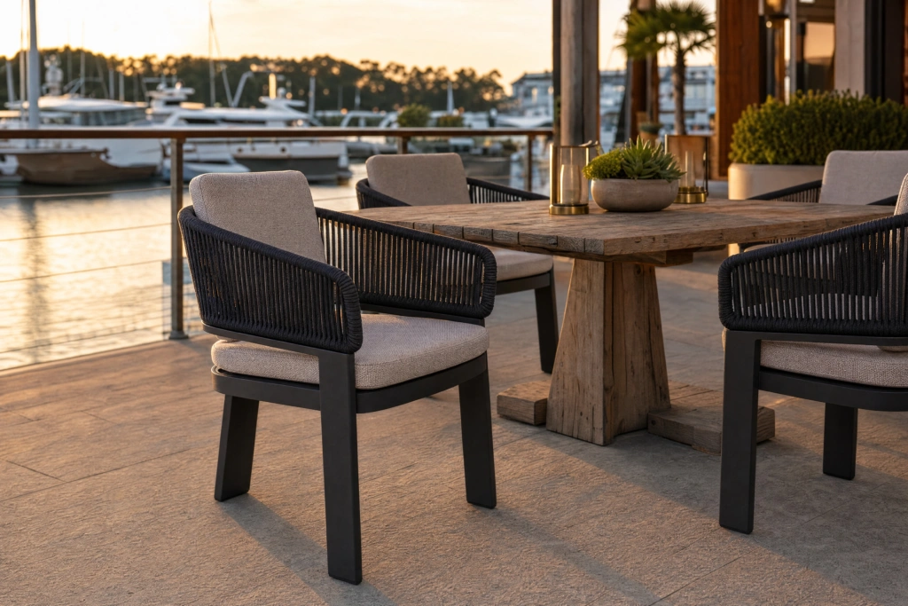 Cayenne Dining Armchair setting