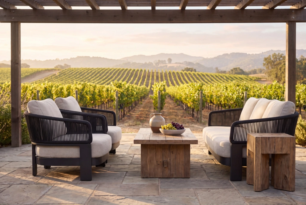 Cayenne Lounge Armchair setting