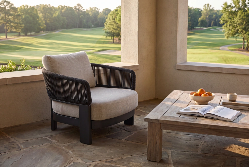 Cayenne Lounge Armchair setting