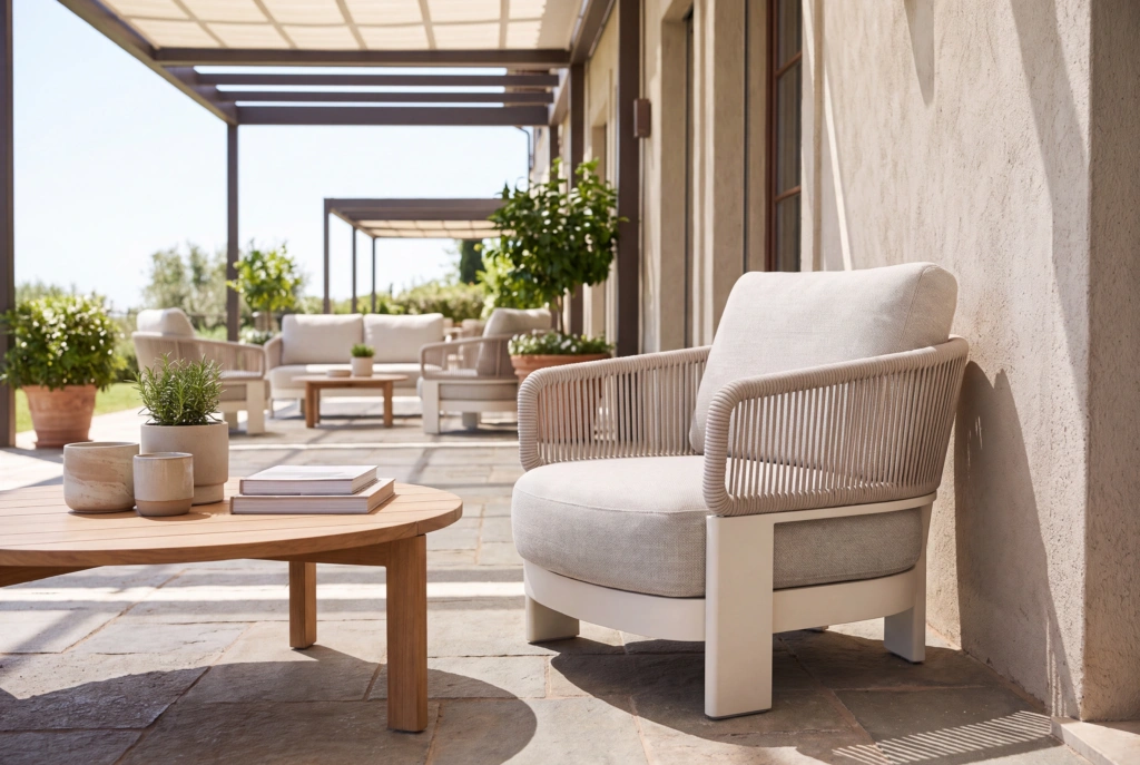 Cayenne Lounge Armchair setting